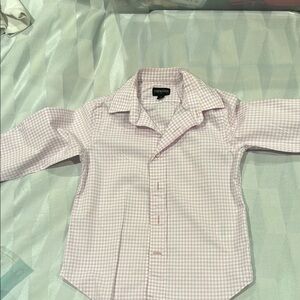 Crewcuts Light Pink Checkered Button Down Shirt
